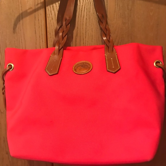 Dooney & Bourke Handbags - Dooney & Bourke Pink Nylon Tote!